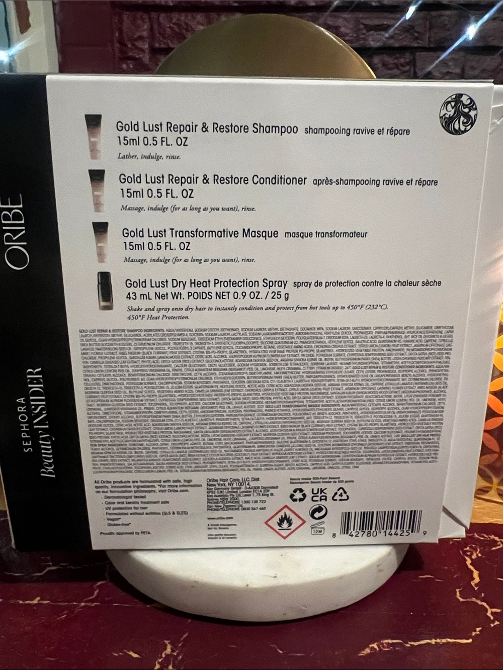 Oribe Gold Lust Mini Hair Repair Set - Sephora Insider Set - Picture 2 of 2